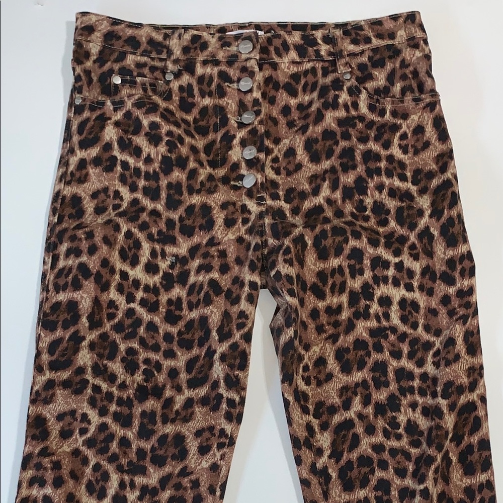 Cheetah print pants